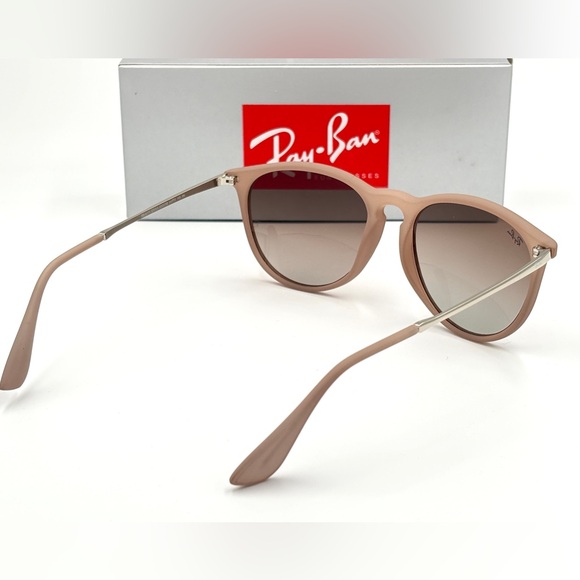Ray-Ban Erika RB4171 Women’s Round Sunglasses - Matte Sand Violet Gradient 351 main image 8